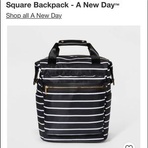 A new day square backpack diaper bag